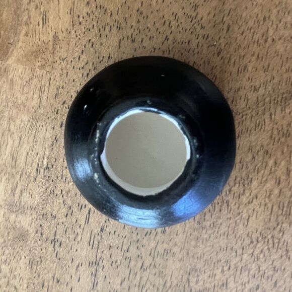 Vintage Native American Folk  Art Hand Painted Provincial Mold Ceramic‎ Decanter - Picture 12 of 14